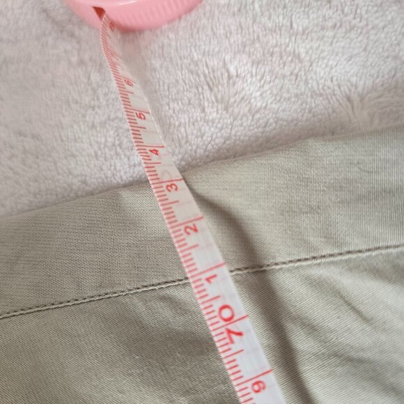 Vintage 90's Men's Levi's Red Tab Khaki/Tan Cotton Button-Down Shirt L - Picture 8 of 10